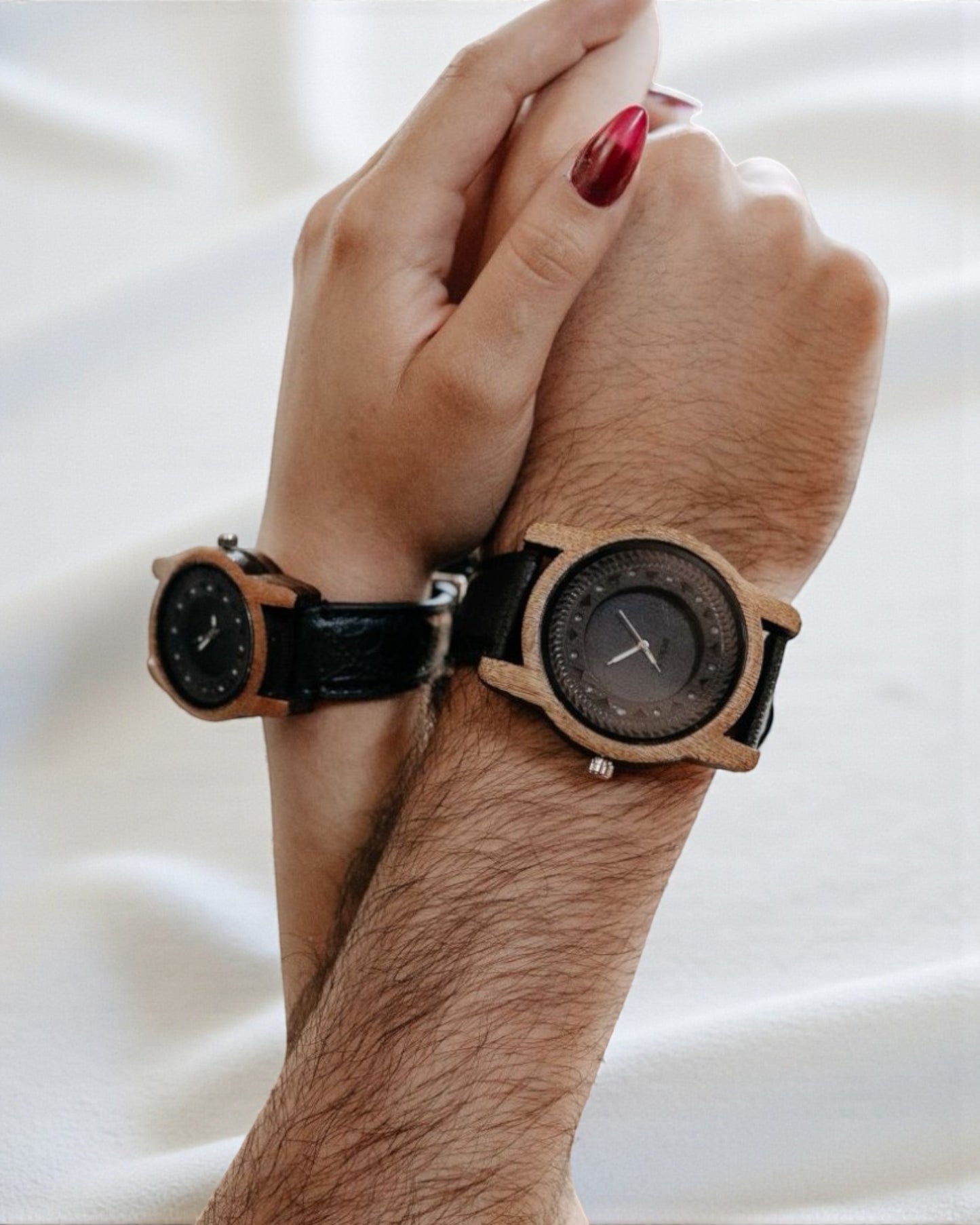 Reloj de Madera Colección Barro Para Parejas