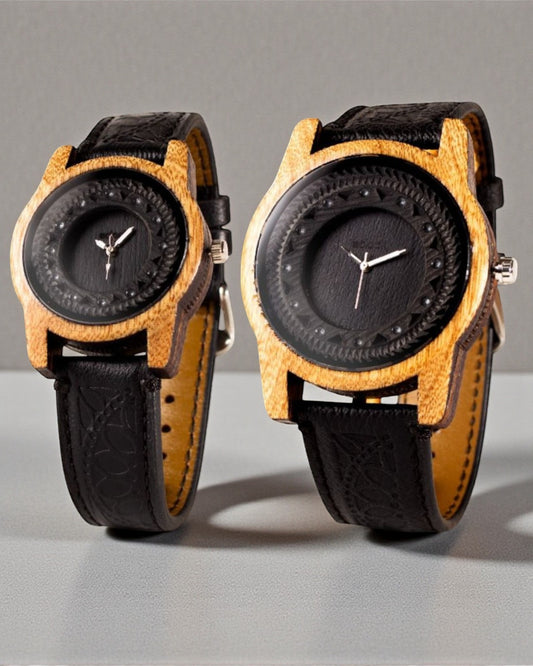 Reloj de Madera Colección Barro Para Parejas